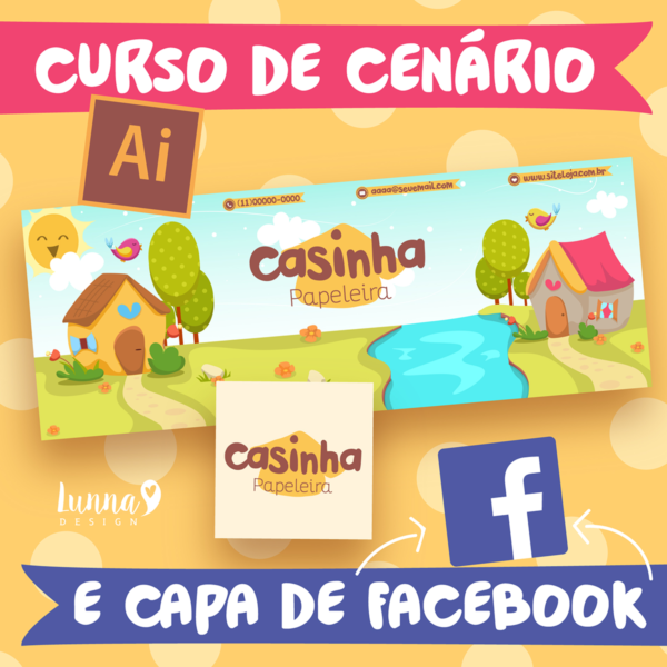 Curso de cenário e Personalização de Facebook